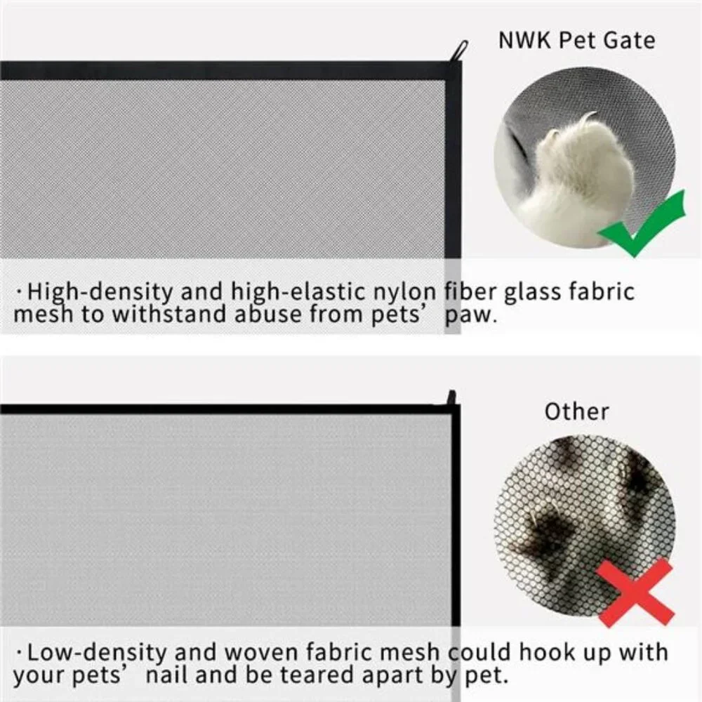 Magic Pet Gate for The House Stairs Providing a Safe Enclosure for Pets to Play